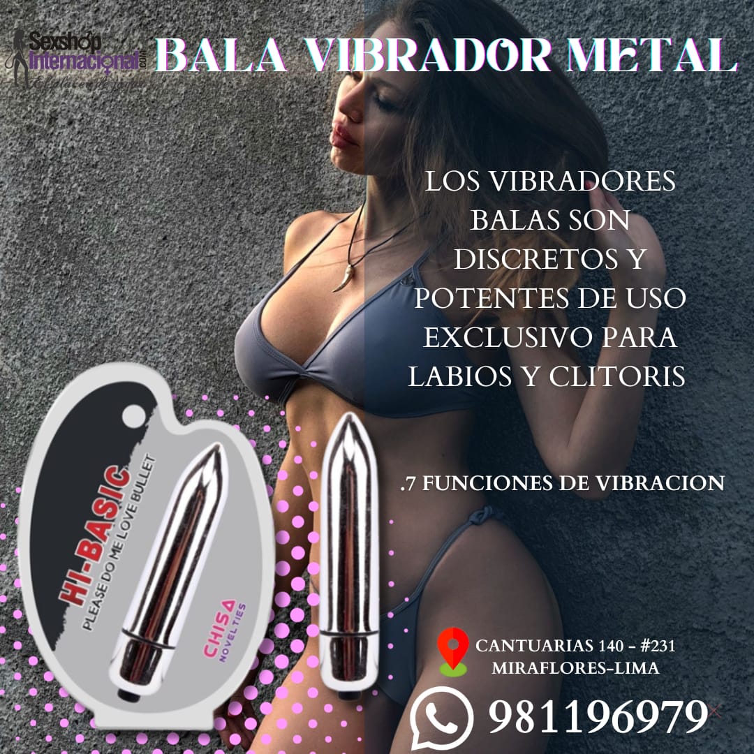 BALA VIBRADORA DE ACERO-ESTIMULADOR CLITORAL-PUNTO G- PEZONES-SEXSHOP LIMA 981196979 